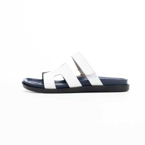Hermes Stripe Slippers