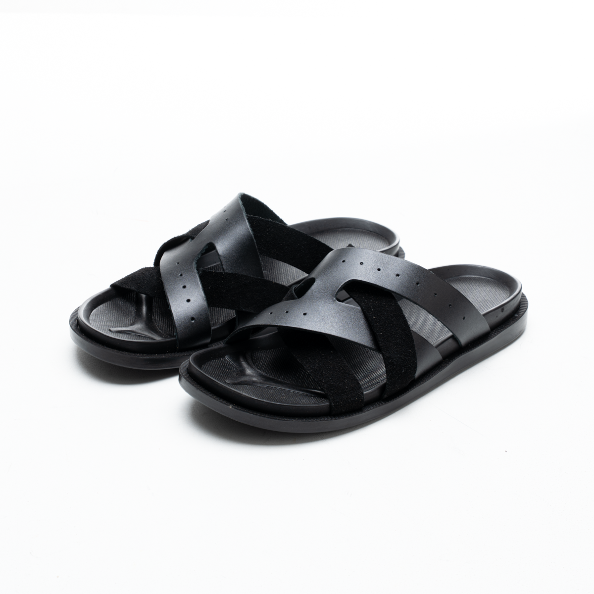 Double H Genuine Leather Slippers