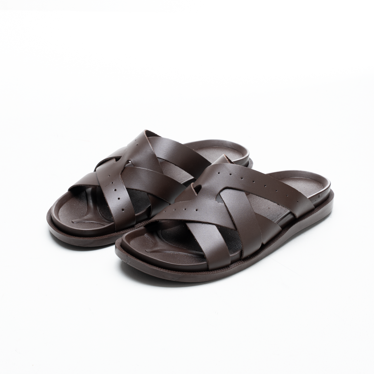 Double H Genuine Leather Slippers