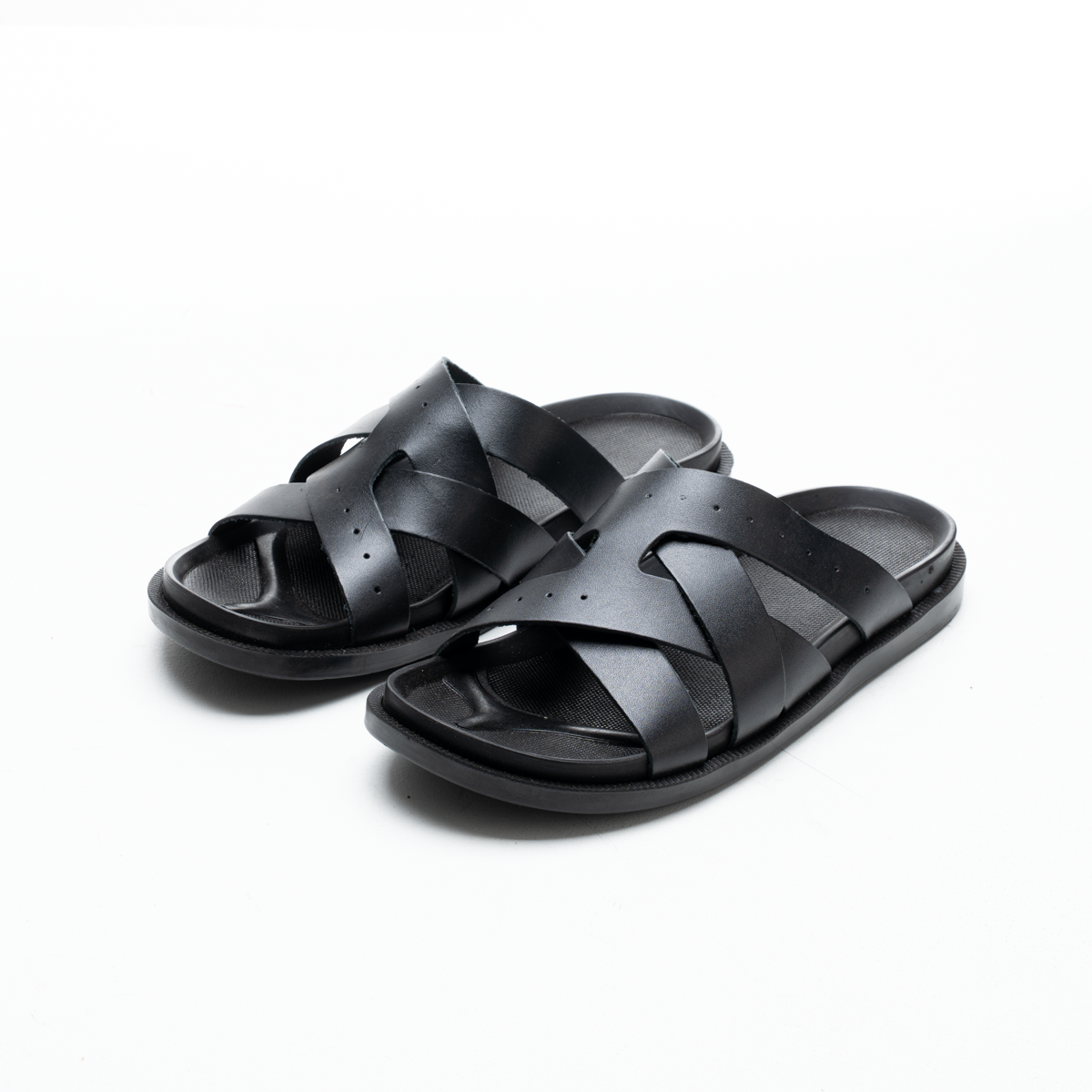Double H Genuine Leather Slippers