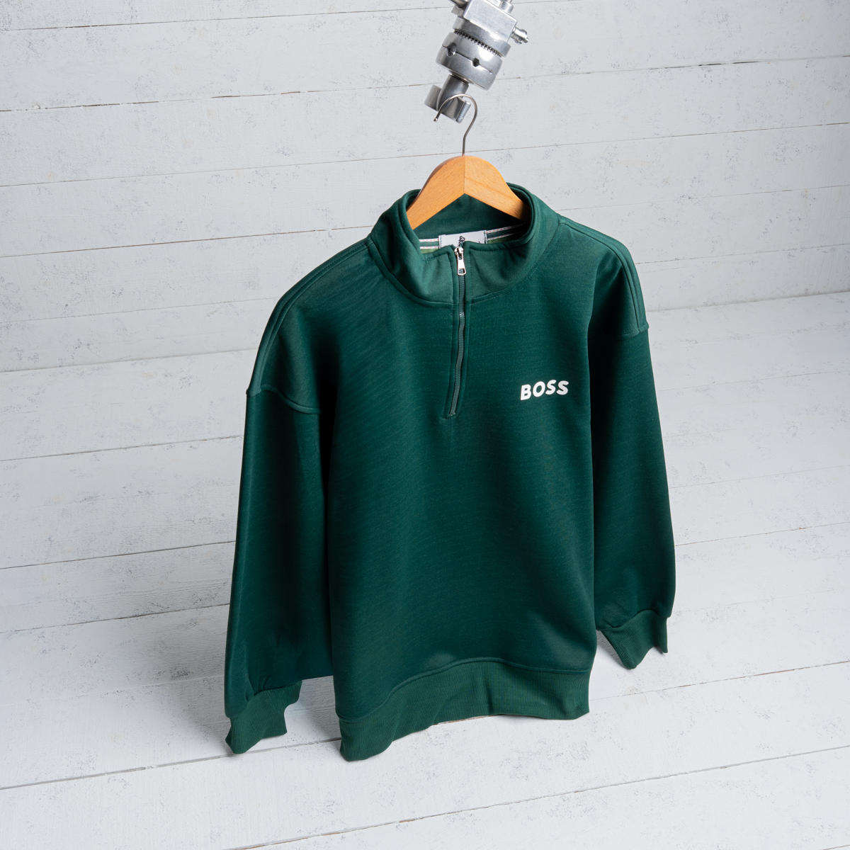 BOSS QUARTER-ZIP SWEATSHIRT