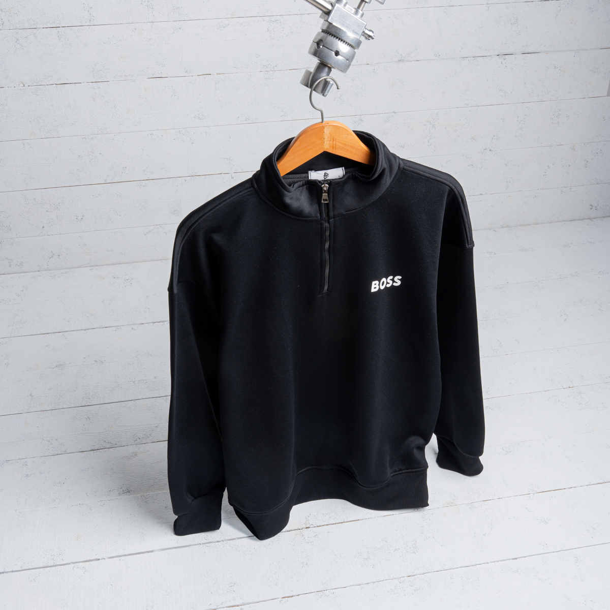 BOSS QUARTER-ZIP SWEATSHIRT