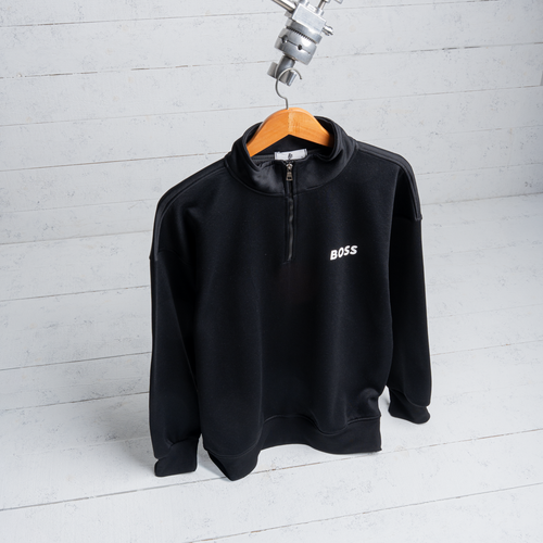 BOSS QUARTER-ZIP SWEATSHIRT