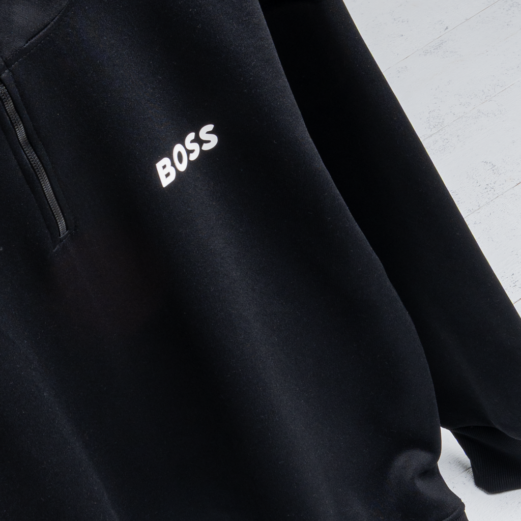 BOSS QUARTER-ZIP SWEATSHIRT