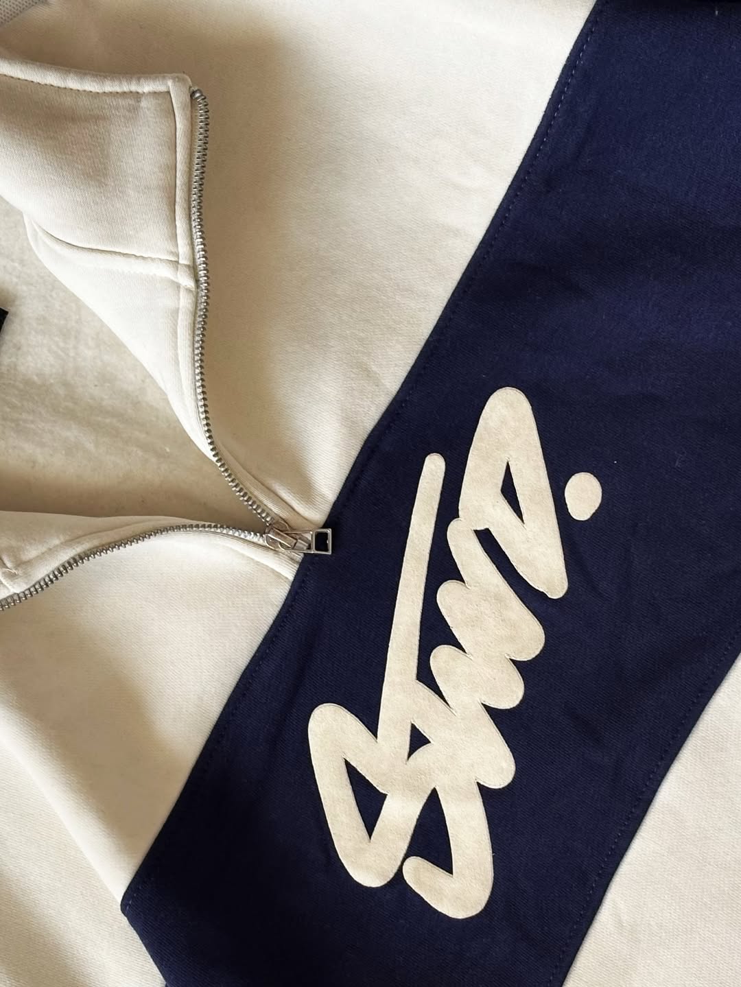 STWD OVERSIZE QUARTER-ZIP SWEATSHIRT