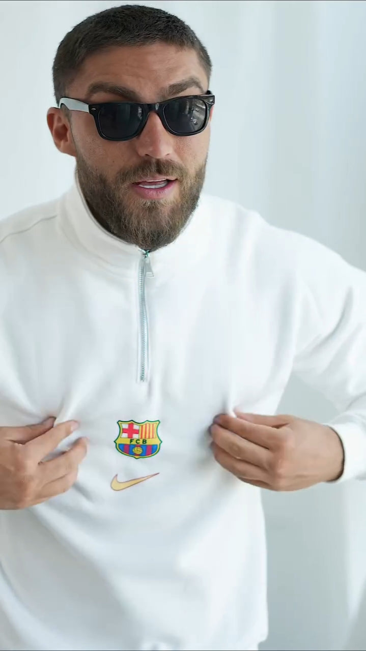 BARCELONA QUARTER-ZIP SWEATSHIRT